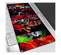 ITBT Deadpool 700x300mm Tapis de Souris XL Multifonction Gaming Mousepad XL Grand sous Main, Anime Souris 3mm Bureau Anti-Glissant Surface Texturée pour Ordinateur,E