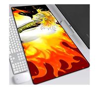ITBT Demon Slayer 700x300mm Tapis de Souris XL Multifonction Gaming Mousepad XL Grand sous Main, Anime Souris 3mm Bureau Anti-Glissant Surface Texturée pour Ordinateur,E