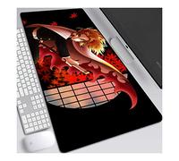 ITBT Demon Slayer 700x300mm Tapis de Souris XL Multifonction Gaming Mousepad XL Grand sous Main, Anime Souris 3mm Bureau Anti-Glissant Surface Texturée pour Ordinateur,H
