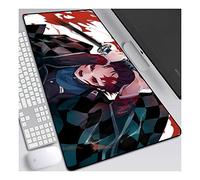 ITBT Demon Slayer 900x400mm Tapis de Souris XXL Multifonction Gaming Mousepad XXL Grand sous Main, Anime Souris 3mm Bureau Anti-Glissant Surface Texturée pour Ordinateur,C