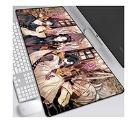 ITBT Demon Slayer Tapis de Souris XL 800x300mm Hydrorésistant Anime Mouse Pad Grand Tapis de Souris Gamer avec Base en Caoutchouc Anti-Glissant Surface Texturée pour Ordinateur et PC, C