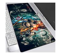 ITBT Dieu de la Guerre, G Tapis de Souris XL 900x400mm Hydrorésistant Anime Mouse Pad Grand Tapis de Souris Gamer avec Base en Caoutchouc Anti-Glissant Surface Texturée pour Ordinateur et PC