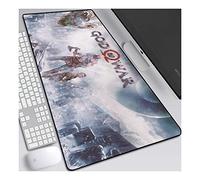 ITBT Dieu de la Guerre, H 900x400mm Tapis de Souris XXL Multifonction Gaming Mousepad XXL Grand sous Main, Anime Souris 3mm Bureau Anti-Glissant Surface Texturée pour Ordinateur