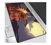 ITBT Don't Starve Tapis de Souris XL 800x300mm Hydrorésistant Anime Mouse Pad Grand Tapis de Souris Gamer avec Base en Caoutchouc Anti-Glissant Surface Texturée pour Ordinateur et PC, E
