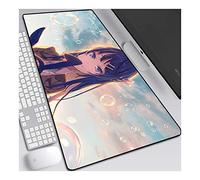 ITBT Dream Schoolgirl Tapis de Souris XL 900x400mm Hydrorésistant Anime Mouse Pad Grand Tapis de Souris Gamer avec Base en Caoutchouc Anti-Glissant Surface Texturée pour Ordinateur et PC, A
