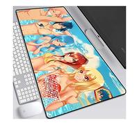 ITBT Fairy Tail Tapis de Souris XL 800x300mm Hydrorésistant Anime Mouse Pad Grand Tapis de Souris Gamer avec Base en Caoutchouc Anti-Glissant Surface Texturée pour Ordinateur et PC, G