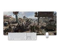 ITBT Fallout 76 Tapis de Souris XXL 900x400mm Hydrorésistant Anime Mouse Pad Grand Tapis de Souris Gamer avec Base en Caoutchouc Anti-Glissant Surface Texturée pour Ordinateur et PC, K