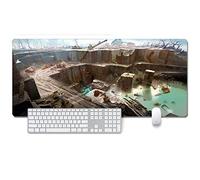 ITBT Fallout 76 Tapis de Souris XXL 900x400mm Hydrorésistant Anime Mouse Pad Grand Tapis de Souris Gamer avec Base en Caoutchouc Anti-Glissant Surface Texturée pour Ordinateur et PC, O