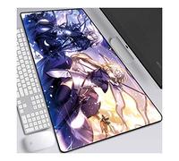 ITBT Fate Grand Order 700x300mm Tapis de Souris XL Multifonction Gaming Mousepad XL Grand sous Main, Anime Souris 3mm Bureau Anti-Glissant Surface Texturée pour Ordinateur,F