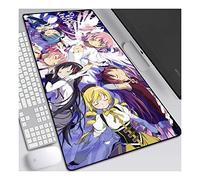 ITBT Fille Magique, G 900x400mm Tapis de Souris XXL Multifonction Gaming Mousepad XXL Grand sous Main, Anime Souris 3mm Bureau Anti-Glissant Surface Texturée pour Ordinateur