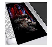 ITBT Fullmetal Alchemist 900x400mm Tapis de Souris XXL Multifonction Gaming Mousepad XXL Grand sous Main, Anime Souris 3mm Bureau Anti-Glissant Surface Texturée pour Ordinateur, H