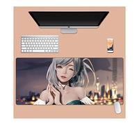 ITBT Ghost Blade 900x400mm Tapis de Souris XXL Multifonction Gaming Mousepad XXL Grand sous Main, Anime Souris 3mm Bureau Anti-Glissant Surface Texturée pour Ordinateur, L