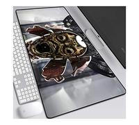 ITBT Ghost in The Shell Anime Extended XXL Mousepad,Speed Gaming Mouse Mat,800x300mm Large Anime Mousepad with Non-Slip Rubber Base,3mm Stitched Edges,for Computer PC,B