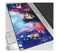ITBT Ghost in The Shell Speed Gaming Mouse Pad,XXL Anime Mouse Mat,800x300mm, Extra Large Mousepad with Non-Slip Rubber Base,3mm Stitched Edges,for Computer PC,A