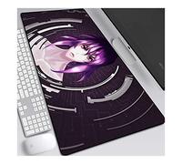 ITBT Ghost in The Shell Speed Gaming Mouse Pad,XXL Anime Mouse Mat,800x300mm, Extra Large Mousepad with Non-Slip Rubber Base,3mm Stitched Edges,for Computer PC,D
