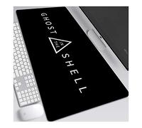 ITBT Ghost in The Shell Speed Gaming Mouse Pad,XXL Anime Mouse Mat,800x300mm, Extra Large Mousepad with Non-Slip Rubber Base,3mm Stitched Edges,for Computer PC,H