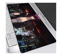 ITBT Ghost in The Shell Tapis de Souris XL 700x300mm Hydrorésistant Anime Mouse Pad Grand Tapis de Souris Gamer avec Base en Caoutchouc Anti-Glissant Surface Texturée pour Ordinateur et PC,E