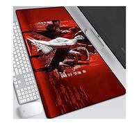 ITBT Ghost in The Shell Tapis de Souris XL 700x300mm Hydrorésistant Anime Mouse Pad Grand Tapis de Souris Gamer avec Base en Caoutchouc Anti-Glissant Surface Texturée pour Ordinateur et PC,F