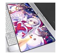 ITBT Girl Gift Tapis de Souris XL 900x400mm Hydrorésistant Anime Mouse Pad Grand Tapis de Souris Gamer avec Base en Caoutchouc Anti-Glissant Surface Texturée pour Ordinateur et PC,C
