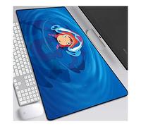 ITBT Goldfish on The Cliff 700x300mm Tapis de Souris XL Multifonction Gaming Mousepad XL Grand sous Main, Anime Souris 3mm Bureau Anti-Glissant Surface Texturée pour Ordinateur,F