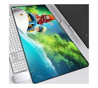 ITBT Goldfish on The Cliff Speed Gaming Mouse Pad,XXL Anime Mouse Mat,800x300mm, Extra Large Mousepad with Non-Slip Rubber Base,3mm Stitched Edges,for Computer PC,A