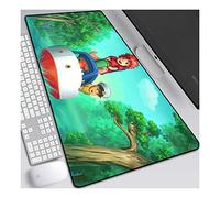 ITBT Goldfish on The Cliff Speed Gaming Mouse Pad,XXL Anime Mouse Mat,800x300mm, Extra Large Mousepad with Non-Slip Rubber Base,3mm Stitched Edges,for Computer PC,F