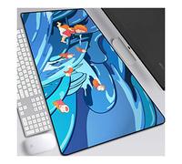 ITBT Goldfish on The Cliff Tapis De Souris 700X300Mm, Clavier Étendu Tapis De Souris Professionnel De Jeu Mousepad avec Base De 3 Mm D'Épaisseur, pour Ordinateurs Portables, Pc,E