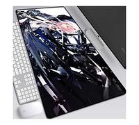 ITBT Guilty Crown Anime Extended XXL Mousepad,Speed Gaming Mouse Mat,800x300mm Large Anime Mousepad with Non-Slip Rubber Base,3mm Stitched Edges,for Computer PC,C