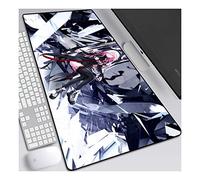 ITBT Guilty Crown Anime Extended XXL Mousepad,Speed Gaming Mouse Mat,800x300mm Large Anime Mousepad with Non-Slip Rubber Base,3mm Stitched Edges,for Computer PC,A