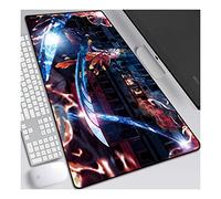 ITBT Guilty Crown Speed Gaming Mouse Pad,XXL Anime Mouse Mat,800x300mm, Extra Large Mousepad with Non-Slip Rubber Base,3mm Stitched Edges,for Computer PC,A
