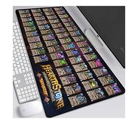 ITBT Heroes of Warcraft, E Tapis de Souris XL 900x400mm Hydrorésistant Anime Mouse Pad Grand Tapis de Souris Gamer avec Base en Caoutchouc Anti-Glissant Surface Texturée pour Ordinateur et PC