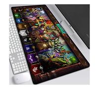 ITBT Heroes of Warcraft, H 900x400mm Tapis de Souris XXL Multifonction Gaming Mousepad XXL Grand sous Main, Anime Souris 3mm Bureau Anti-Glissant Surface Texturée pour Ordinateur