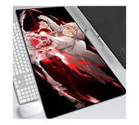 ITBT Hitman Reborn 700x300mm Tapis de Souris XL Multifonction Gaming Mousepad XL Grand sous Main, Anime Souris 3mm Bureau Anti-Glissant Surface Texturée pour Ordinateur,E