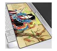 ITBT Hoozuki no Reitetsu 700x300mm Tapis de Souris XL Multifonction Gaming Mousepad XL Grand sous Main, Anime Souris 3mm Bureau Anti-Glissant Surface Texturée pour Ordinateur,B