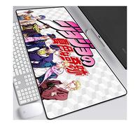 ITBT JoJo's Bizarre Adventure 900x400mm Tapis de Souris XXL Multifonction Gaming Mousepad XXL Grand sous Main, Anime Souris 3mm Bureau Anti-Glissant Surface Texturée pour Ordinateur, B