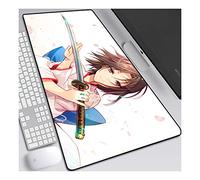 ITBT Kara no Kyoukai Tapis De Souris 800X300Mm Gaming Mousepad, Clavier Étendu, Tapis De Souris Professionnel De Jeu Mousepad avec Base De 3 Mm D'Épaisseur, pour Ordinateurs Portables, Pc, C