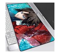 ITBT Kara no Kyoukai Tapis de Souris XL 800x300mm Hydrorésistant Anime Mouse Pad Grand Tapis de Souris Gamer avec Base en Caoutchouc Anti-Glissant Surface Texturée pour Ordinateur et PC, A