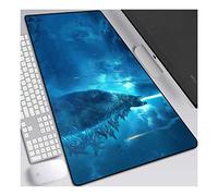 ITBT King of The Monsters Tapis de Souris XL 900x400mm Hydrorésistant Anime Mouse Pad Grand Tapis de Souris Gamer avec Base en Caoutchouc Anti-Glissant Surface Texturée pour Ordinateur et PC, E