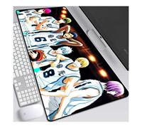 ITBT Kuroko no Basuke 700x300mm Tapis de Souris XL Multifonction Gaming Mousepad XL Grand sous Main, Anime Souris 3mm Bureau Anti-Glissant Surface Texturée pour Ordinateur,B