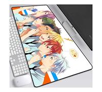 ITBT Kuroko's Basketball Speed Gaming Mouse Pad, XXL Anime Mouse Mat, 800x300mm, Extra Large Mousepad with Ant-Slip Rubber Base, 3mm Stitched Edge, for Computer PC, C
