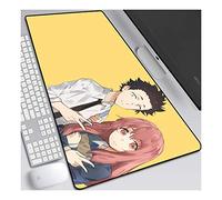 ITBT La Forme de la Voix, C 900x400mm Tapis de Souris XXL Multifonction Gaming Mousepad XXL Grand sous Main, Anime Souris 3mm Bureau Anti-Glissant Surface Texturée pour Ordinateur