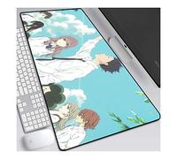 ITBT La Forme de la Voix, D 900x400mm Tapis de Souris XXL Multifonction Gaming Mousepad XXL Grand sous Main, Anime Souris 3mm Bureau Anti-Glissant Surface Texturée pour Ordinateur