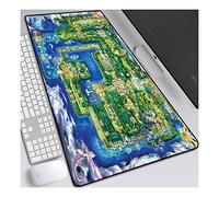 ITBT Lets Go Pikachu Speed Gaming Mouse Pad, XXL Anime Mouse Mat, 800x300mm, Extra Large Mousepad with Ant-Slip Rubber Base, 3mm Stitched Edge, for Computer PC, R