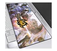 ITBT Monster Hunter Tapis De Souris 700X300Mm, Clavier Étendu Tapis De Souris Professionnel De Jeu Mousepad avec Base De 3 Mm D'Épaisseur, pour Ordinateurs Portables, Pc,E