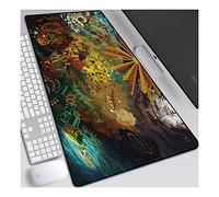 ITBT Monster Hunter Tapis de Souris Gaming XXL, 900x400mm, Anime Mouse Pad - Surface spéciale améliore la Vitesse et la précision, 3mm Base en Caoutchouc Antidérapant Surface-pour Ordinateur et PC, F