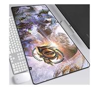 ITBT Monster Hunter Tapis de Souris XL 800x300mm Hydrorésistant Anime Mouse Pad Grand Tapis de Souris Gamer avec Base en Caoutchouc Anti-Glissant Surface Texturée pour Ordinateur et PC, H
