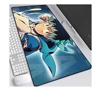 ITBT My Hero Academy 700x300mm Tapis de Souris XL Multifonction Gaming Mousepad XL Grand sous Main, Anime Souris 3mm Bureau Anti-Glissant Surface Texturée pour Ordinateur,B