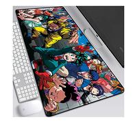 ITBT My Hero Academy Tapis De Souris 800X300Mm Gaming Mousepad, Clavier Étendu, Tapis De Souris Professionnel De Jeu Mousepad avec Base De 3 Mm D'Épaisseur, pour Ordinateurs Portables, Pc, E