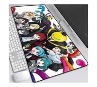 ITBT Octopus Kill Teacher Anime Extended XXL Mousepad,Speed Gaming Mouse Mat,800x300mm Large Anime Mousepad with Non-Slip Rubber Base,3mm Stitched Edges,for Computer PC,A