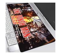 ITBT One Punch Man Tapis De Souris 800X300Mm Gaming Mousepad, Clavier Étendu, Tapis De Souris Professionnel De Jeu Mousepad avec Base De 3 Mm D'Épaisseur, pour Ordinateurs Portables, Pc, H